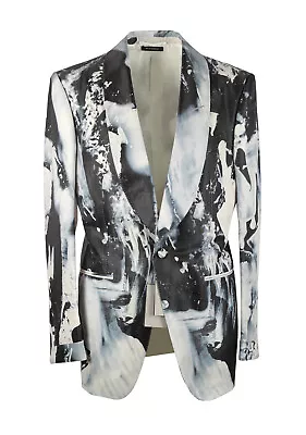 Buy TOM FORD Atticus Painted Swirl Tuxedo Cocktail Dinner Jacket Size 52 IT / 42R... • 3,149.10£