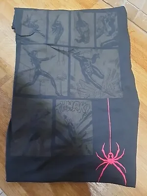 Buy Marvel Spiderman Black Widow Black-Out T-Shirt Size L Large Comic Strip • 15£