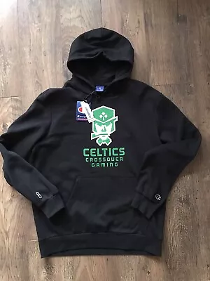 Buy Champion Hoodie Black Celtics Crossover Gaming NBA 2K League Men’s  Pullover XXL • 27.90£