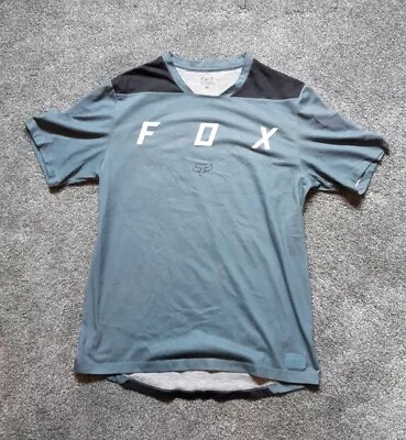 Buy FOX INDICATOR Mountain Bike MTB Short Sleeved Jersey, Top. Medium Gray  • 20£