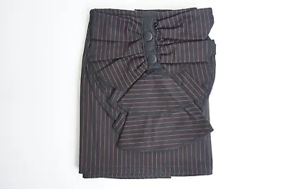 Buy Phaze Alternative Clothing Red/White Pinstripe Rayne Ruffle Skirt Mini 14 16 18! • 19.95£