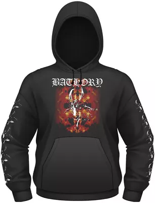 Buy Bathory Fire Goat Hoodie Hooded Sweatshirt Size Large Metal Rock Thrash Death • 20.90£