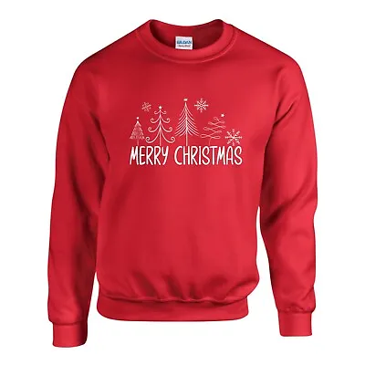 Buy Merry Christmas Jumper Funny Christmas Tree Ugly Xmas Gift Sweatshirt Unisex Top • 17.99£