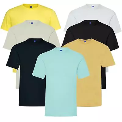 Buy Kruze Mens T Shirts Short Sleeve T-shirt Top Cotton Plain Crew Neck Shirt Lot • 10.99£