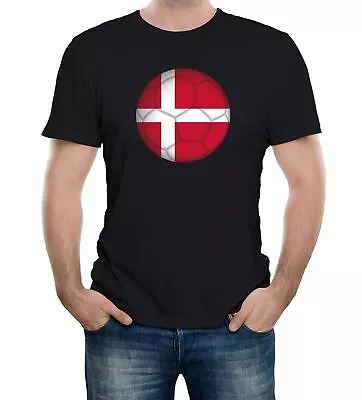 Buy Mens Denmark Football Supporter T-Shirt World Cup Euros Copa America Country • 12.99£