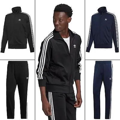 Buy Adidas Mens Tracksuit Set Firebird With 3 Stripes Zip Up Jacket & Trouser Pants • 79.99£
