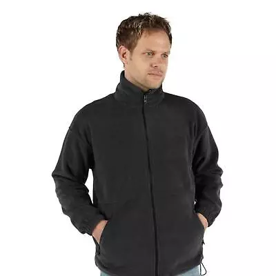 Buy Mens Fleece Jacket Full Zip Up Polar Work Warm Anti Pill Outdoor Coat Top Pocket • 13.99£