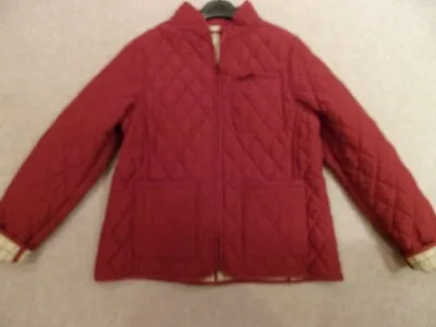Buy John Partridge Quilted Jacket, Burgundy, Size L • 9.99£