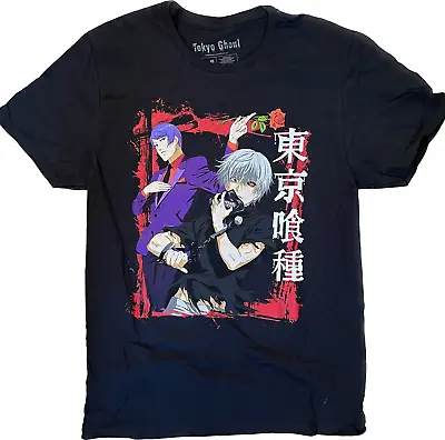Buy Tokyo Ghoul Black Graphic T-Shirt Size M Lootwear Exclusive 100% Cotton Anime • 14.99£