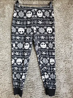 Buy Disney Nightmare Before Christmas Sleepwear Pants Black Size XS • 9.68£