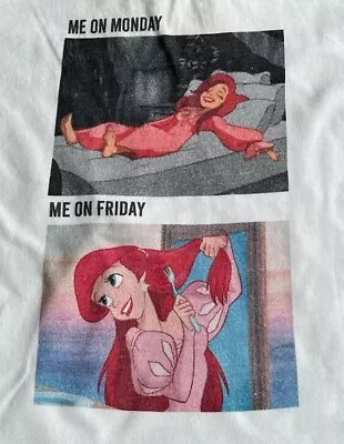 Buy Disney Little Mermaid Print T-Shirt (4 Years) • 2.30£