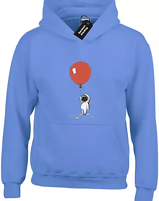 Buy Astronaut Balloon Hoody Hoodie Banksy Retro Fashion Design (col) • 15.99£