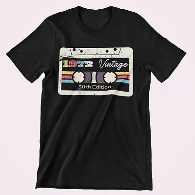 Buy Vintage Edition Cassette Birthday T-Shirt. 50th/40th Birthday T-shirt Gift. • 11.40£