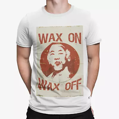 Buy Miyagi Wax On Wax Off T-Shirt -Cobra Kai Karate Kid Cool TV Retro Funny  Movie  • 8.39£
