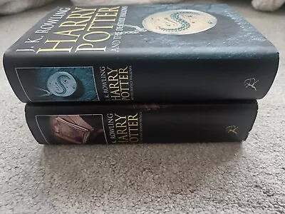 Buy Harry Potter - Half Blood Prince & Deathly Hallows - Adult Hardback 1st Edition • 8£