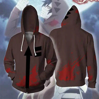 Buy Cosplay Angels Of Death Zack 3D Hoodies Cosplay Adult Zipper Sweatshirts Jacket • 18£