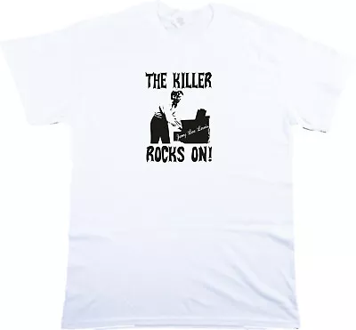 Buy Jerry Lee Lewis  The Killer Rocks On!  T-Shirt - Rock'n'Roll, 1950s Various Cols • 19.99£