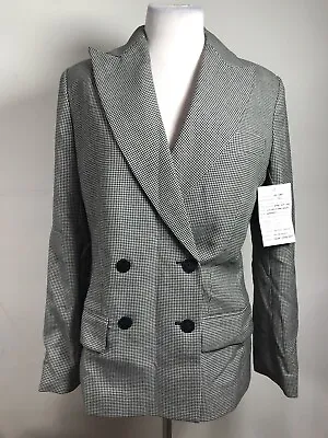 Buy Anine Bing  Striped Blazer Black Jacket Size 6 $ 350 • 144.76£