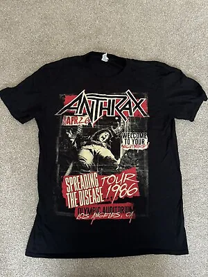 Buy Anthrax Official Tour T-shirt 2015 Ex Condition L • 20£
