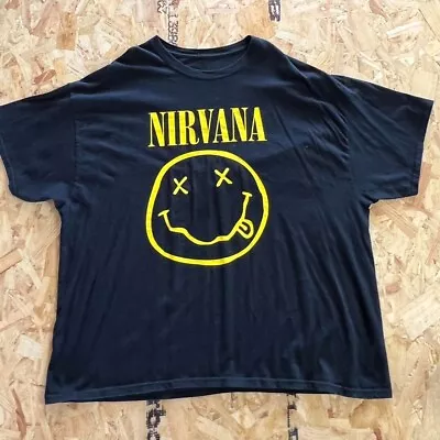 Buy Nirvana T Shirt 2XL XXL Black Mens Graphic Band Music • 12.99£