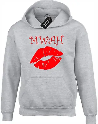 Buy Mwah Hoody Hoodie Kiss Kissing Lips Pride Cool Summer Design • 15.99£