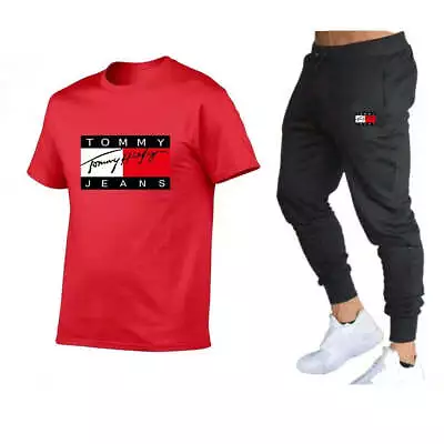 Buy Trendy Brand Sports Cotton T-shirt Short Sleeved Set, Running Fitness Unisex T-s • 38.65£