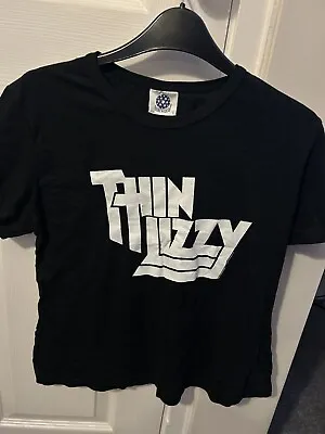 Buy Ladies Thin Lizzy T-shirt Size 10 • 2.99£