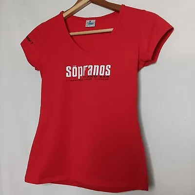 Buy The Sopranos Piano Bar Womens Small T Shirt Red St Maarten Aruba Curacao READ • 21.30£