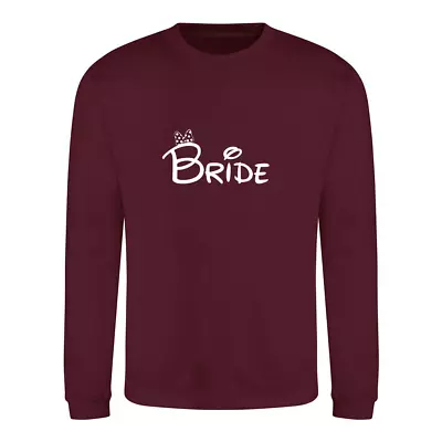 Buy Sweatshirt Bride Hen Do Marriage Wedding Party Gift Print Unisex Sweater Jumper • 23.99£