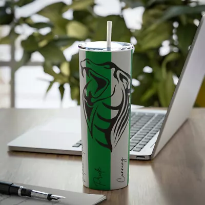 Buy Harry Potter Inspired Slytherin Tumbler With Lid And Straw, Harry Potter Merch • 29.89£