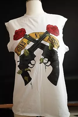 Buy Ladies Guns 'n' Roses Sleeveless T Shirt Small • 9.99£
