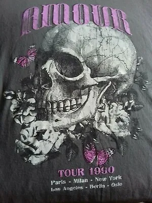 Buy Amour - World Tour 1990 T Shirt - On A Minted Shirt - Size L - Great Condition • 8.95£