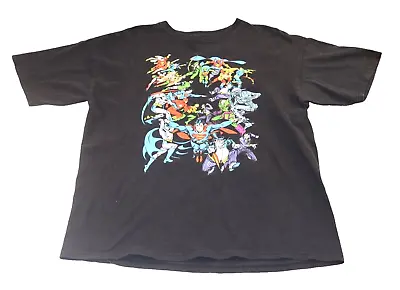 Buy DC COMICS Originals Justice League Black T-Shirt, 100% Cotton, Mexico - Size XL • 12.99£