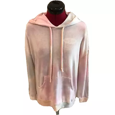 Buy For The Republic Sweatshirt Women Size Large Tie Dye Hoodie Kangaroo Pocket NWT • 14.59£
