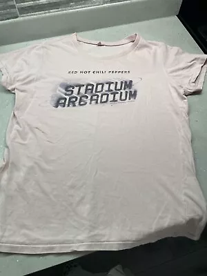 Buy Red Hot Chili Peppers Stadium Arcadium Tour Summer 2006 Pink Size L T-shirt • 8.99£