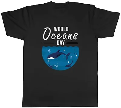 Buy World Ocean Day Under Water Sealife Mens Unisex T-Shirt Tee Gift • 8.99£