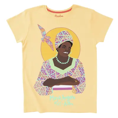Buy Maya Angelou NWT Yellow Unisex XL Trailblazer Poet & Author T-Shirt 100% Cotton  • 27.50£