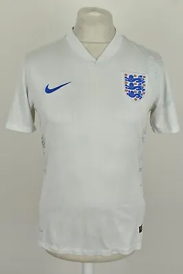 Buy NIKE England 2014-15 Home Football T-Shirt Size L Boys White Short Sleeves • 16.20£