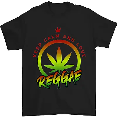 Buy Keep Calm And Love Reggae Music Mens T-Shirt 100% Cotton • 8.49£