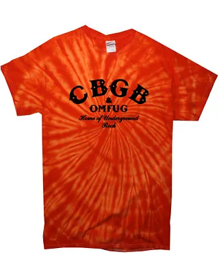 Buy CBGB Underground Rock CBGBs Punk Rock Indie Retro Tie Dye T Shirt All Sizes • 15.99£