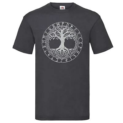 Buy Yggdrasil World Tree Viking Symbol T-Shirt Birthday Gift • 13.49£