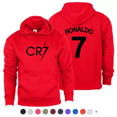 Buy Kids CR7 Hoodie/Hoody Football Inspired Ronaldo #7 GOAT Jumper Merch Gift • 14.99£