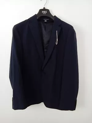 Buy Men's M&S X England Team Jacket Navy Single Breasted Lightweight Stretch NWOT F2 • 29.99£
