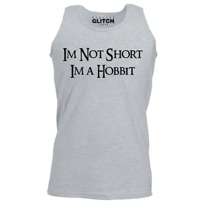 Buy I'm Not Short, I'm A Hobbit Mens Vest Bilbo Frodo JRR Tolkien • 13.99£