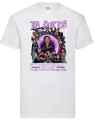 Buy Retro Film Movie Sci Fi Horror Funny Tim Burton T Shirt For Beetlejuice Fans • 4.99£