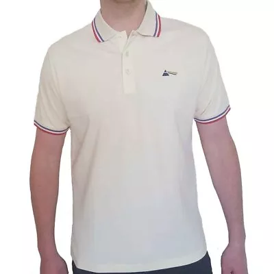 Buy Pink Floyd 'Dark Side Of The Moon' Natural Polo Shirt - NEW • 15.99£