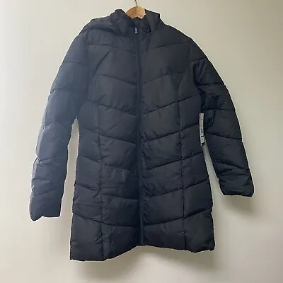 Buy BIG CHILL Womens Chevron Quilted Puffer Jacket With Hood Size Large NWT • 17.99£