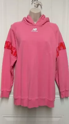 Buy New Balance Pink Sweatshirt Pullover Hoodie In Womens Size Medium • 12.02£