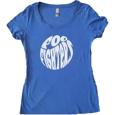 Buy Foo Fighters Ladies T-Shirt: 70s Logo (Ex-Tour) • 33.03£