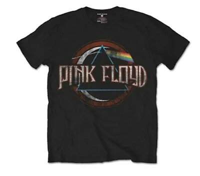 Buy BNWT Merch Pink Floyd Dark Side Of The Moon Vintage-Look T-shirt Black S-L • 10.49£